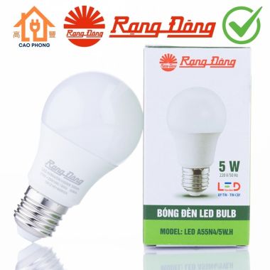 Bóng đèn LED Bulb tròn 5W Rạng Đông
