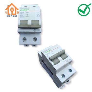 Cầu dao tự động 2 cực Sino - CB TÉP 2 PHA SINO 10A