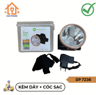 Đèn đội đầu dp 7236 công suất 80w