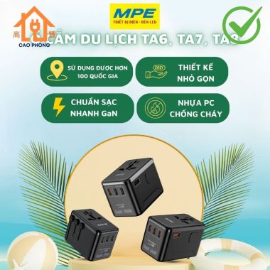 Ổ cắm đa năng du lịch TA6 MPE