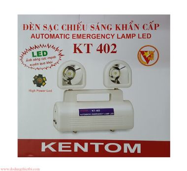 ĐÈN SẠC CHIẾU SÁNG KHẨN CẤP KENTOM KT-402 PIN