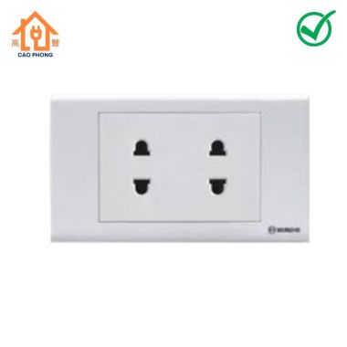 Mặt Nạ 2 Ổ Cắm Sino