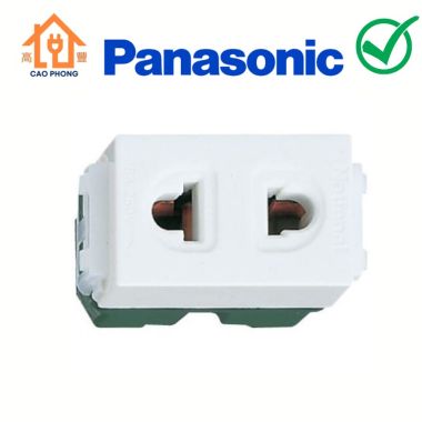 Ổ Cắm Đơn Panasonic WEV1091SW Dòng Wide Không Màn Che