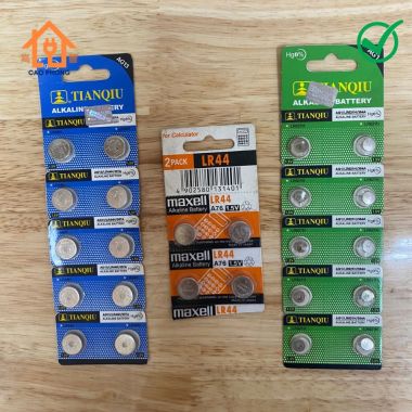 Pin LR44 (G13, A76, Lr1154) Maxell - Pin cúc áo