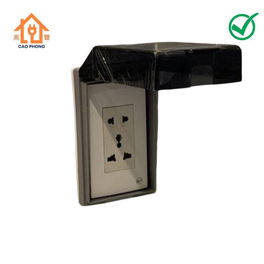 Mặt nạ che mưa chống nước cho ổ cắm Sino