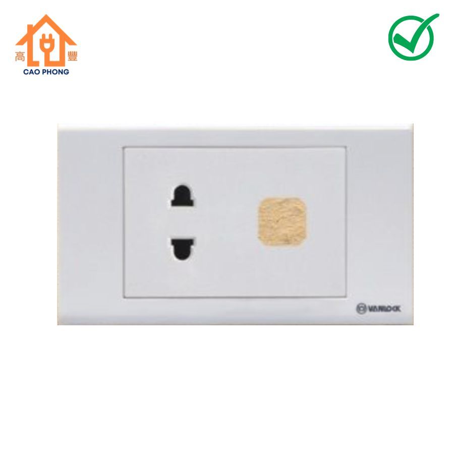 Mặt Nạ 1 Ổ Cắm 1 Lỗ Công Tắc Sino