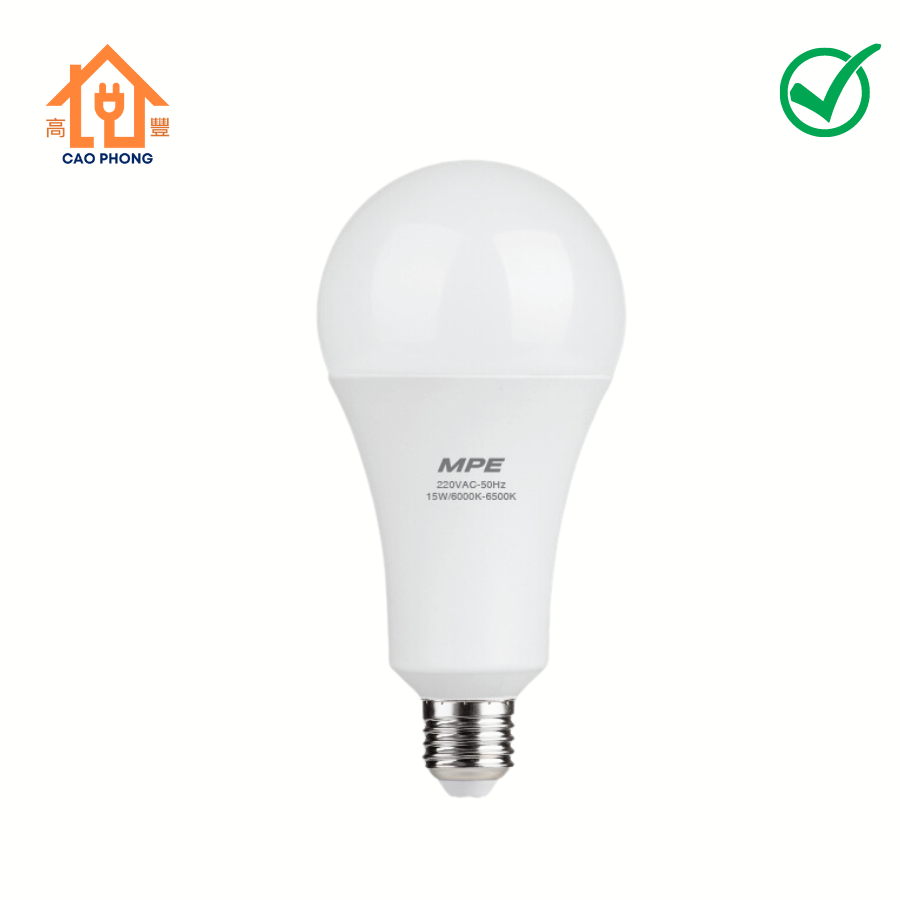 Đèn LED Bulb Trụ 15W MPE LBD-15T