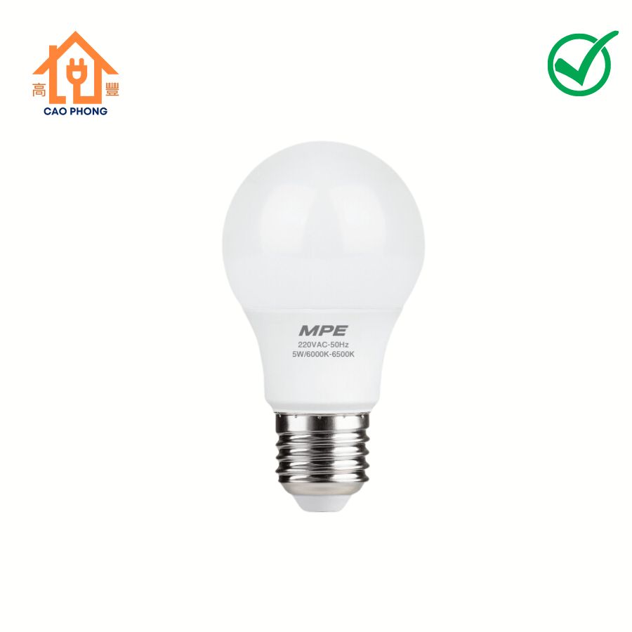 ĐÈN LED BULB 5W MPE LBD-5T