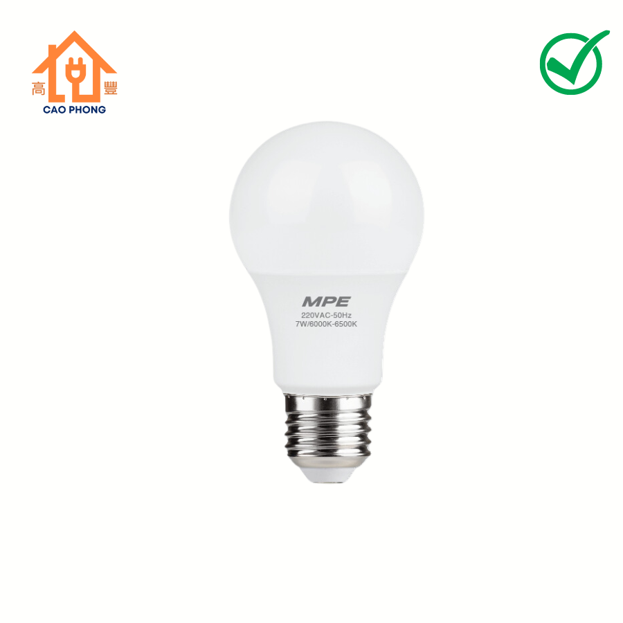 Đèn LED Bulb 7W MPE LBD-7T