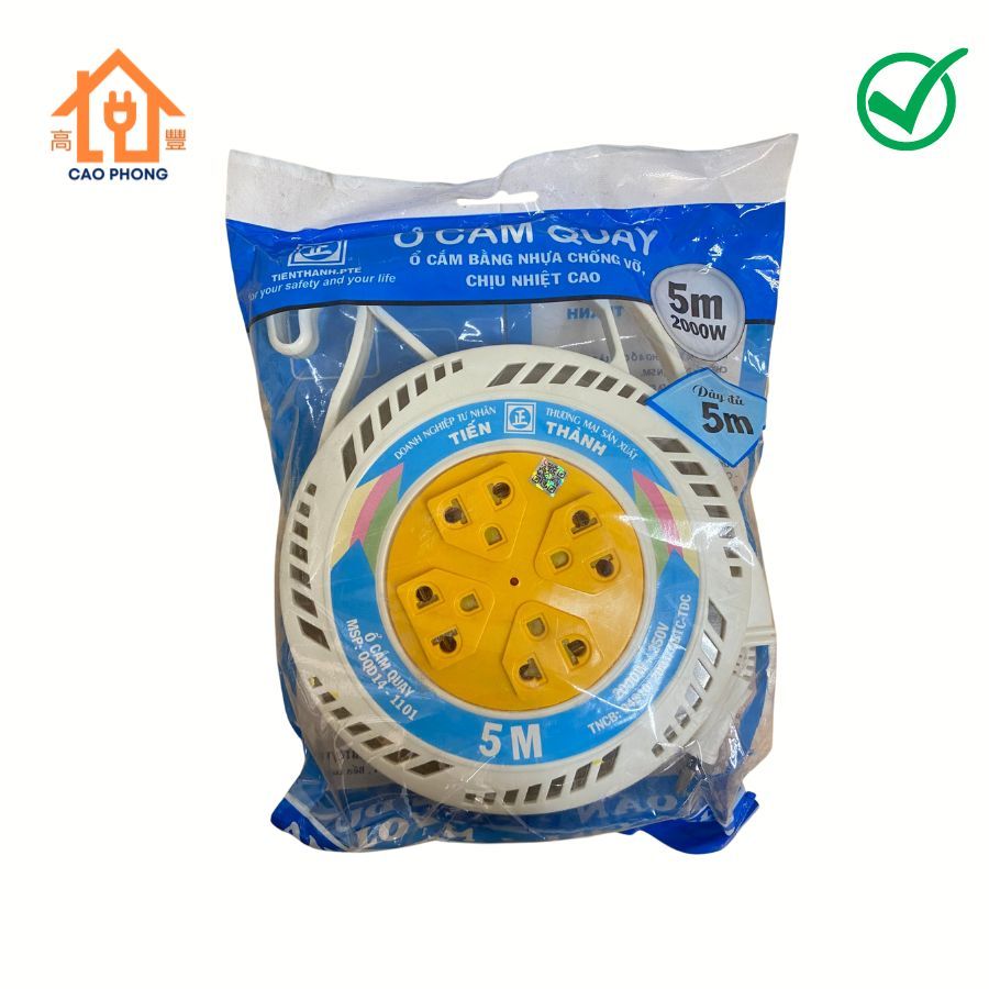 Ổ cắm quay 5 mét Tiến Thành